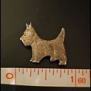 Sterling Silver Yorkie dog pin